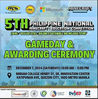 5th Philippone National Minecraft Education Competition (1/24)